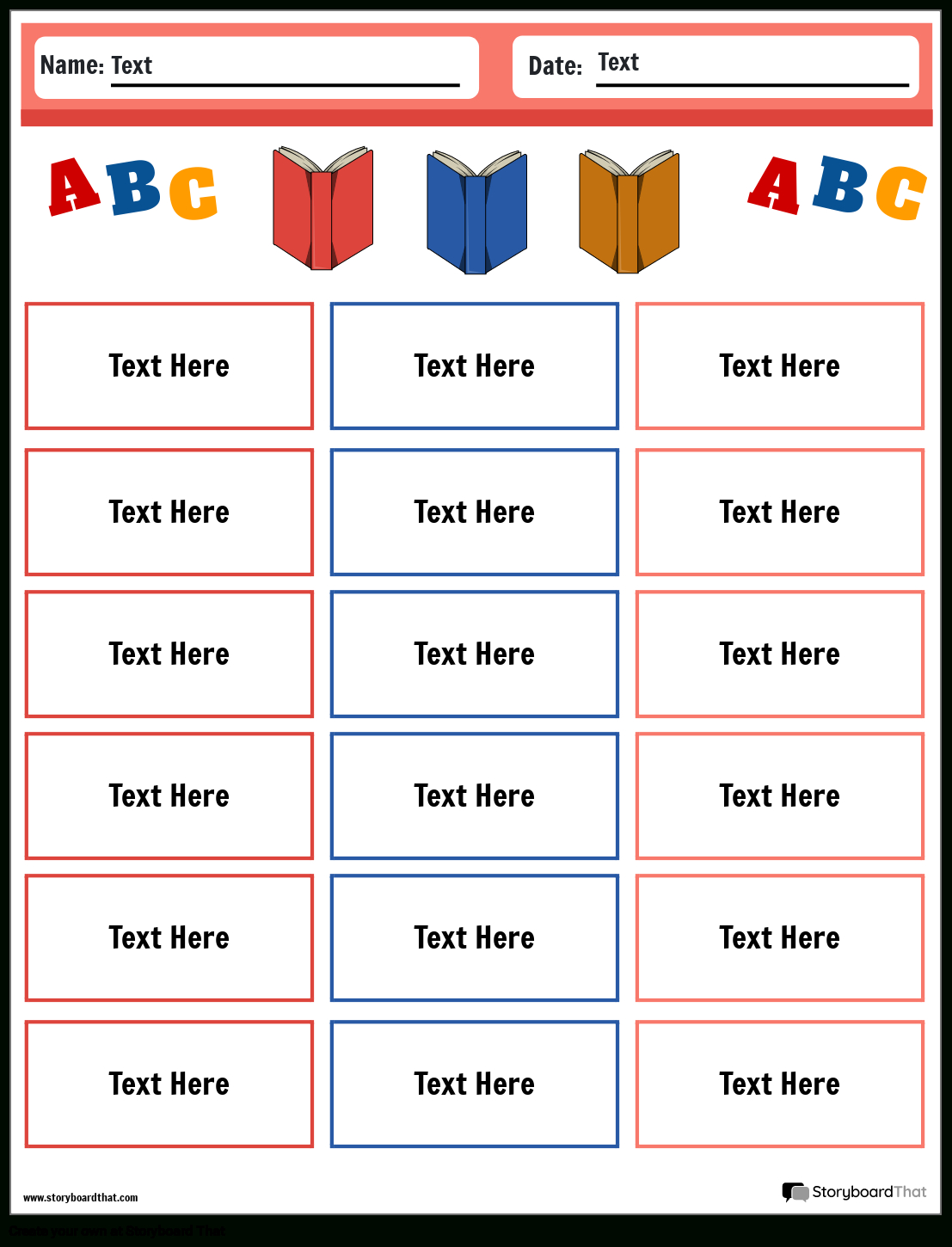 Alphabetical Order Worksheets: Create With Storyboard That in Free Printable ABC Order Worksheets