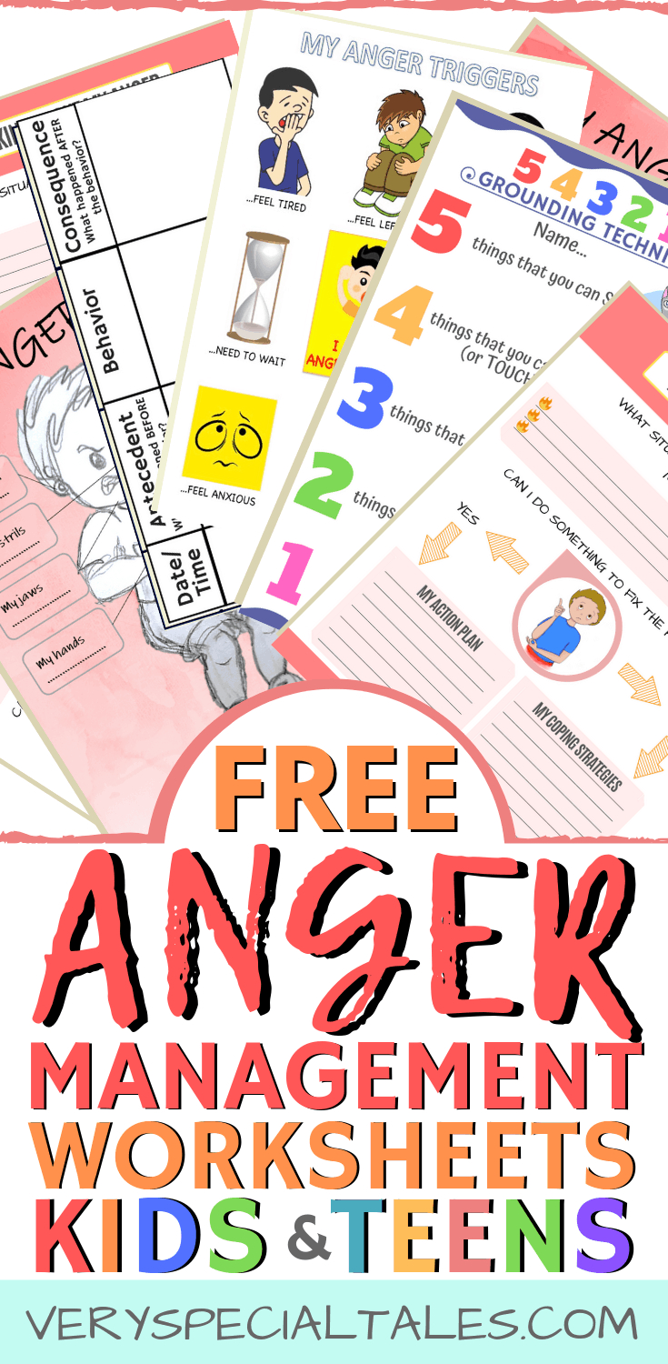 Anger Management Worksheets For Kids &amp;amp; Teens - Very Special Tales with regard to Free Printable Anger Management Worksheets