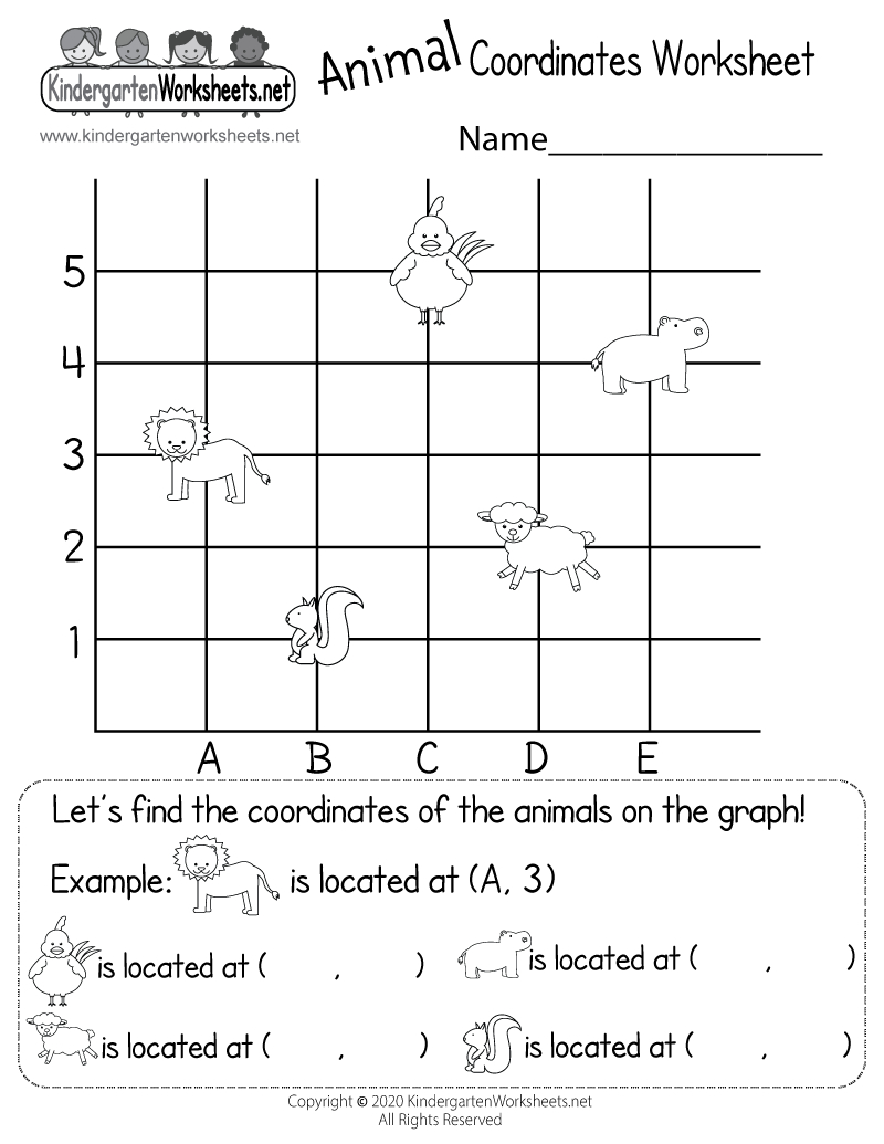 Animal Coordinates Worksheet - Free Printable, Digital, &amp;amp; Pdf regarding Free Printable Graphing Ordered Pairs Worksheets