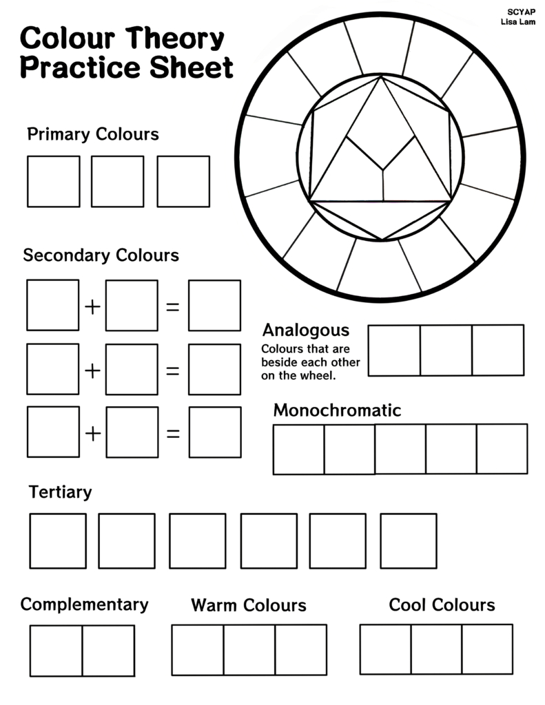 Basic Color Theory - Printable | Scyap - Worksheets Library with regard to Free Printable Color Wheel Worksheets