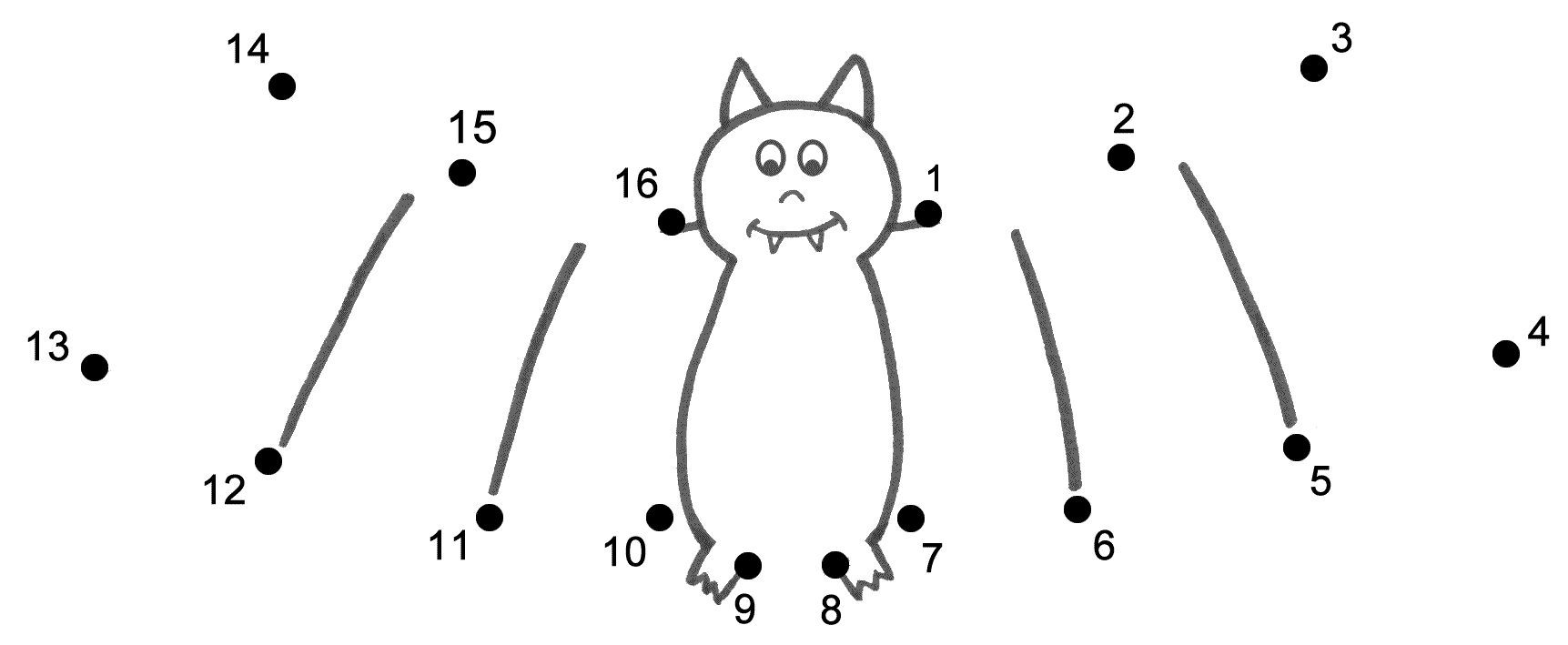 Bat - Connect The Dots, Count1&amp;#039;S (Halloween) pertaining to Free Printable Bat Worksheets