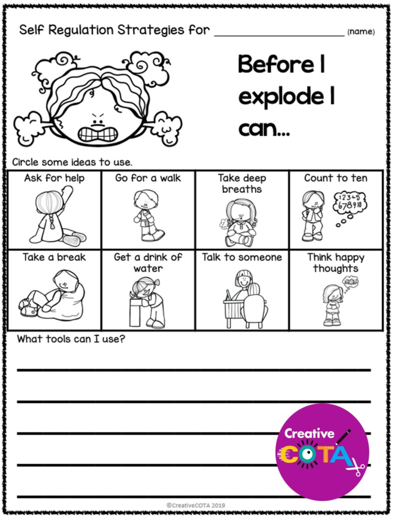 Behavior Intervention Tools - Free Printable - Your Therapy Source inside Free Printable Behavior Worksheets