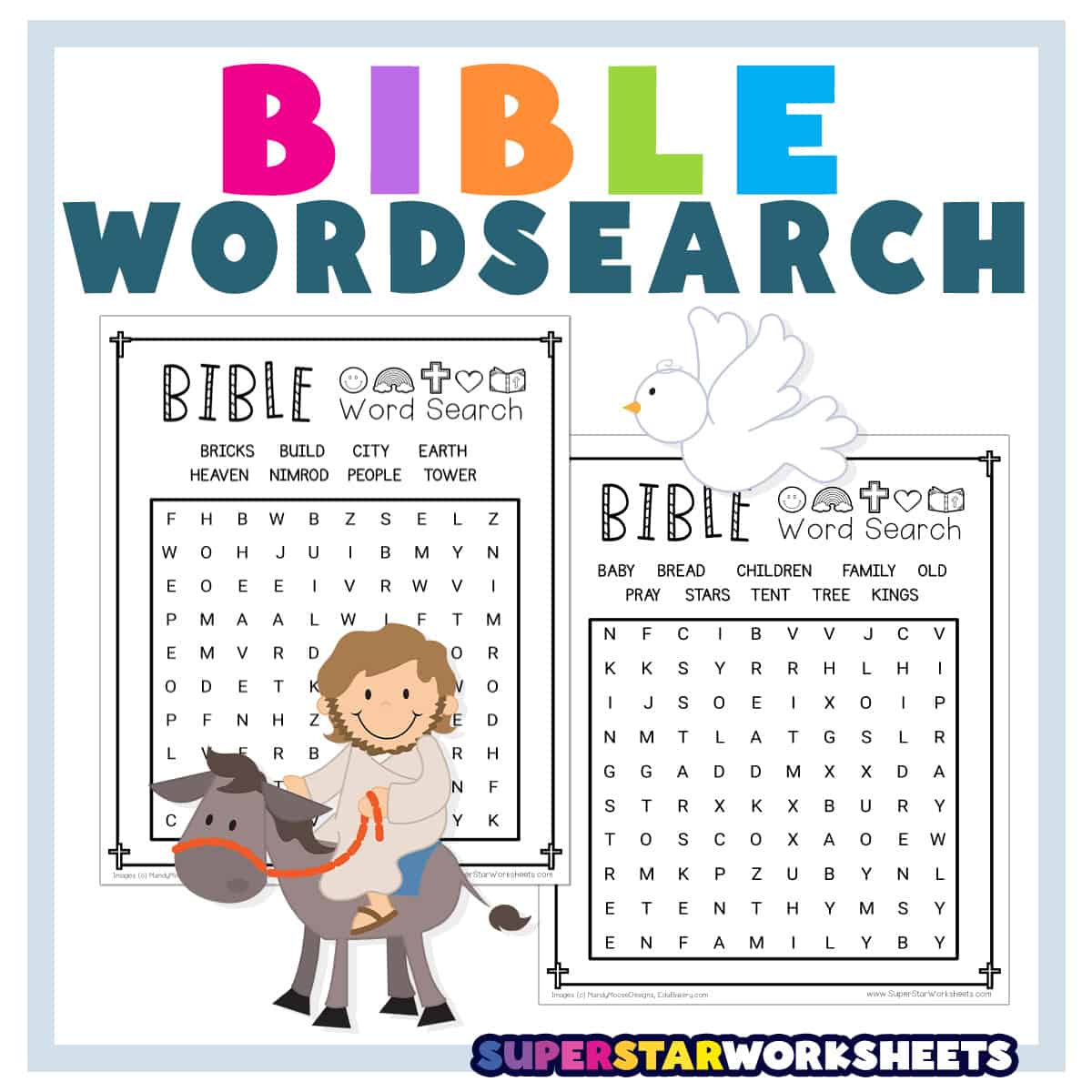 Bible Worksheets - Superstar Worksheets with regard to Free Printable Religious Worksheets