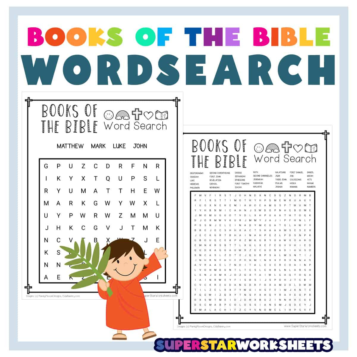Books Of The Bible Word Search - Superstar Worksheets inside Free Printable Books of the Bible Worksheets