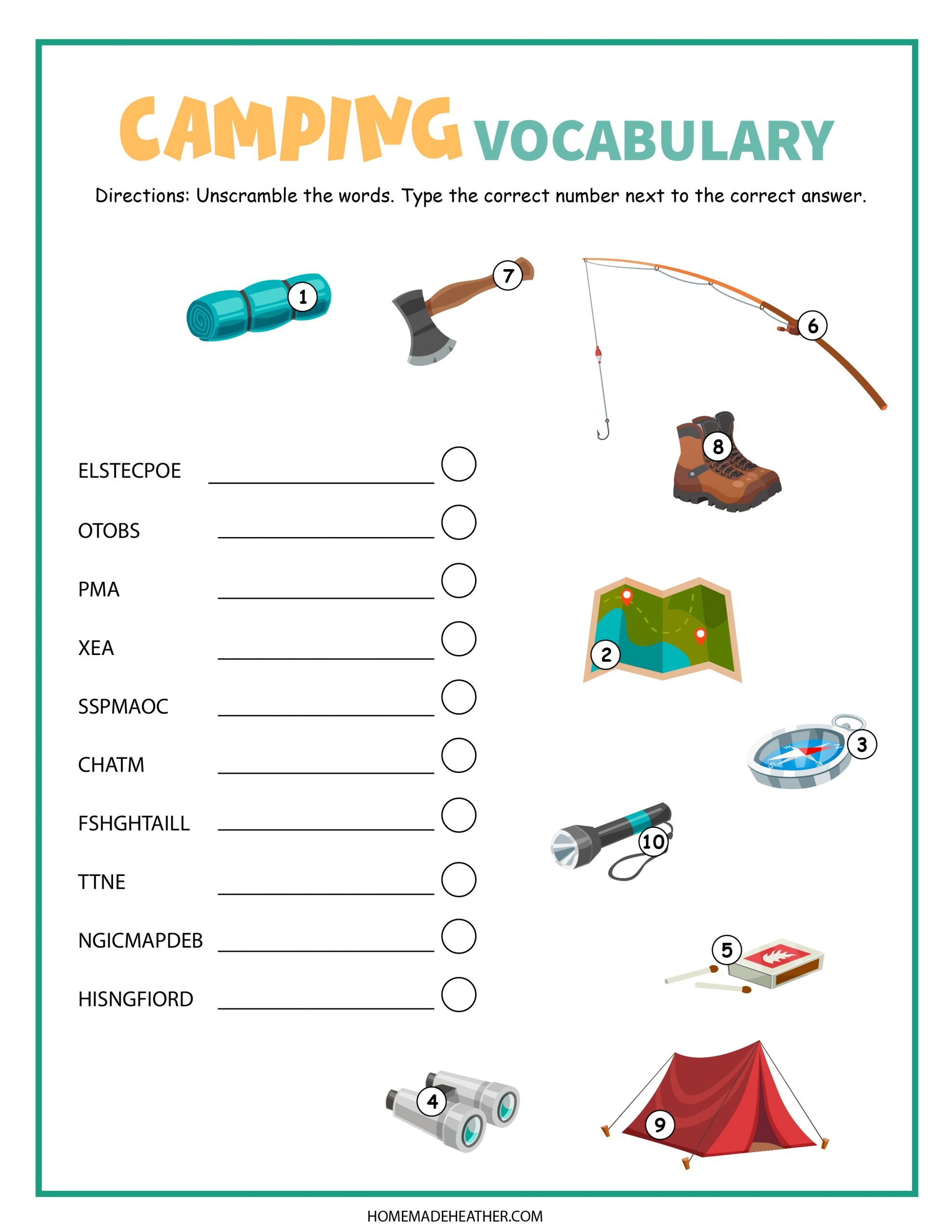 Camping Printable Activity Sheets » Campfire Foodie inside Free Printable Camping Worksheets For Preschool