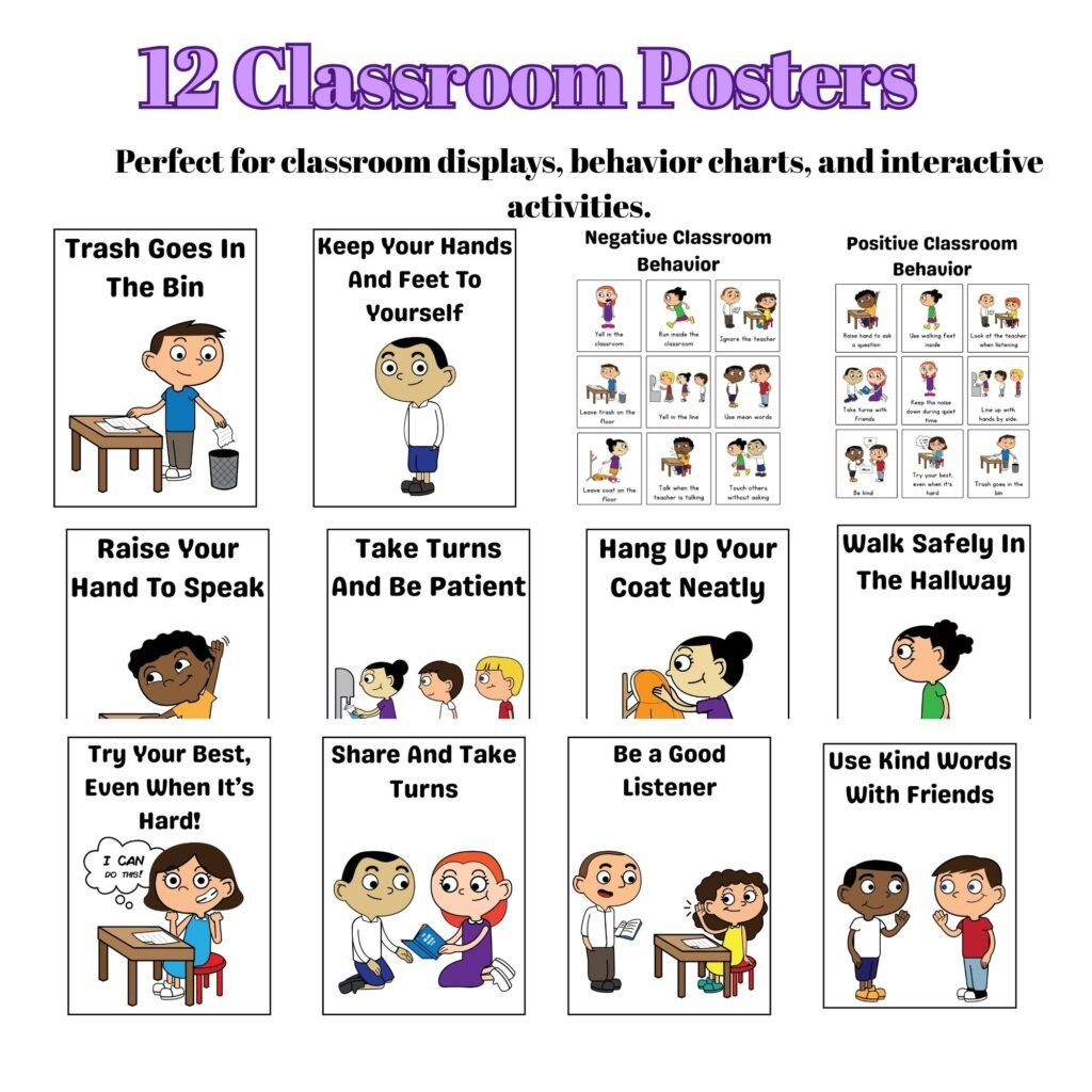 Classroom Rules And Expectations Activities | Learn Grow Aspire pertaining to Free Printable Classroom Rules Worksheets