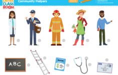 Community Helpers Worksheet - Match - Super Simple pertaining to Free Printable Community Workers Worksheets
