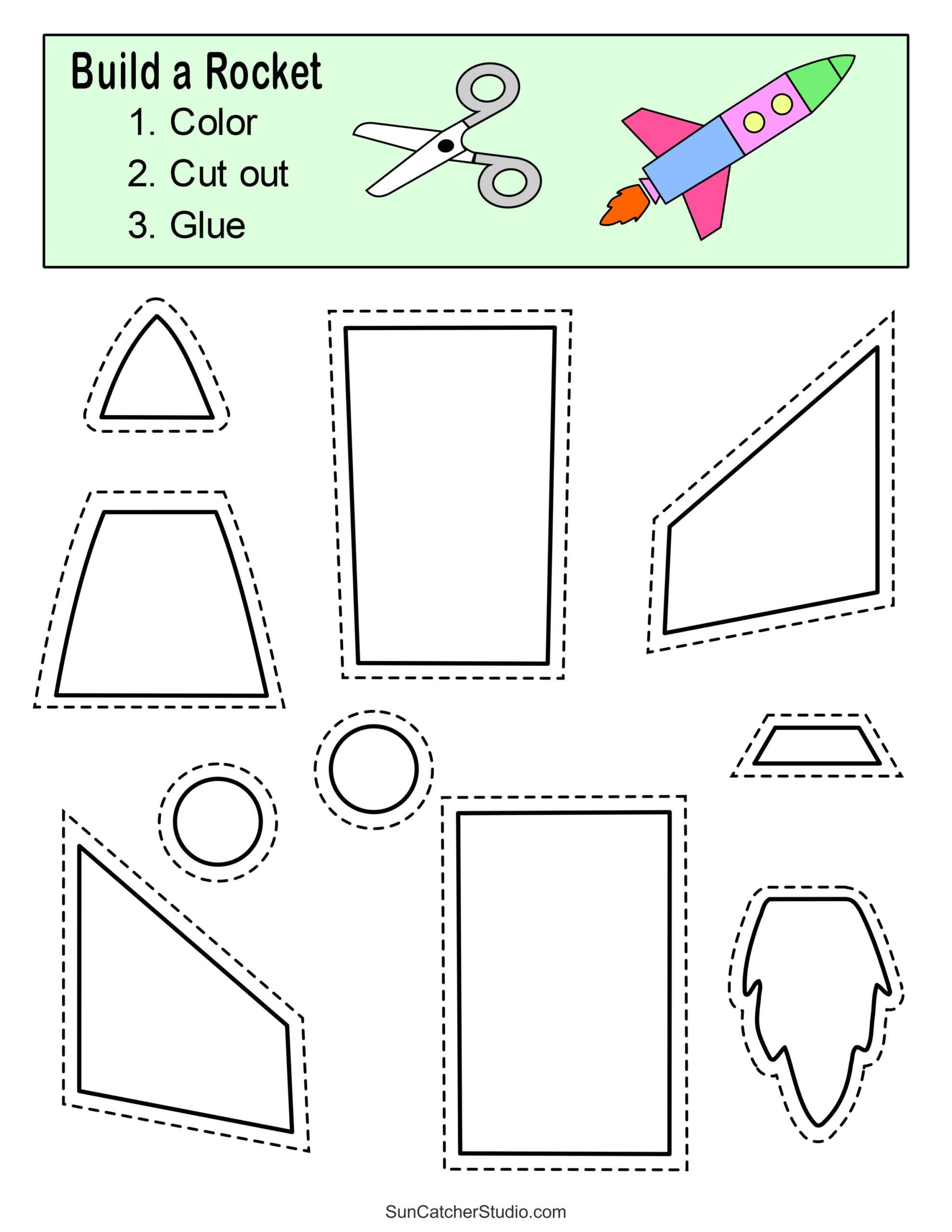 Cut And Paste Worksheets (Printable Activities For Kids) – Free intended for Free Printable Cut and Glue Worksheets
