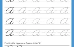 Download Free Printable Cursive Writing Worksheets - Artful Cursive inside Free Printable Cursive Tracing Worksheets