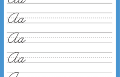 Download Free Printable Cursive Writing Worksheets - Artful Cursive within Free Cursive Printable Worksheets