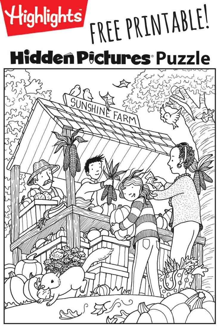 Download This Festive Fall Free Printable Hidden Pictures Puzzle regarding Free Highlights Hidden Pictures Printable Worksheets