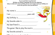 Dr. Seuss Printables And Activities | Brightly intended for Free Printable Dr Seuss Worksheets