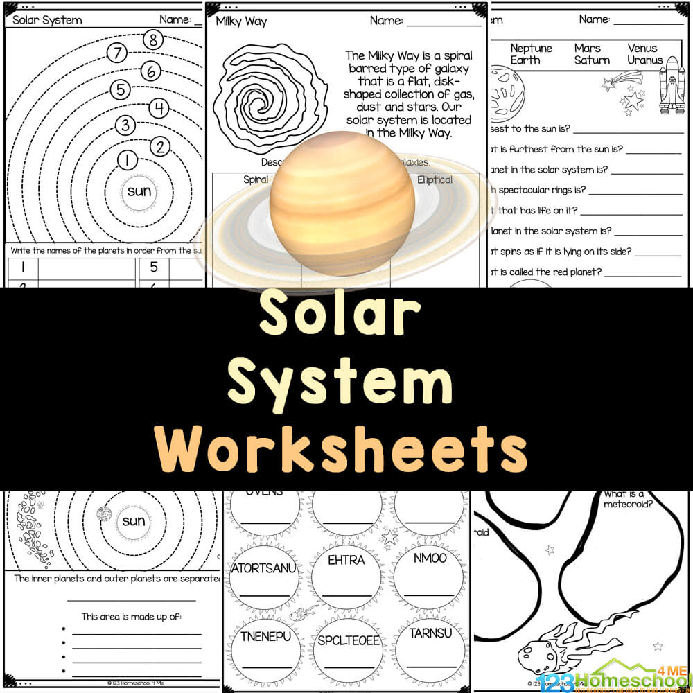 🌍🪐Free Printable Solar System Worksheets For Students inside Free Printable Solar System Worksheets