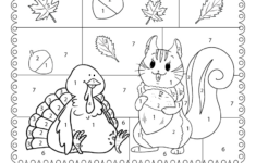 Fall Colornumber Worksheet - Free Printable, Digital, &amp; Pdf inside Free Printable Fall Worksheets