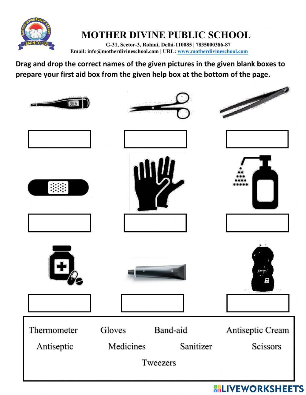 First Aid Worksheet Deals with regard to Free Printable First Aid Worksheets