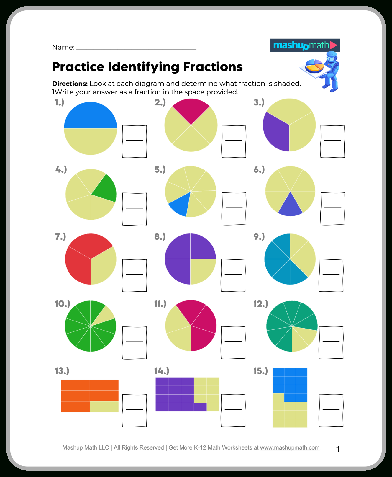Free 4Th Grade Math Worksheets—Printable — Mashup Math throughout Free Printable 4Th Grade Worksheets