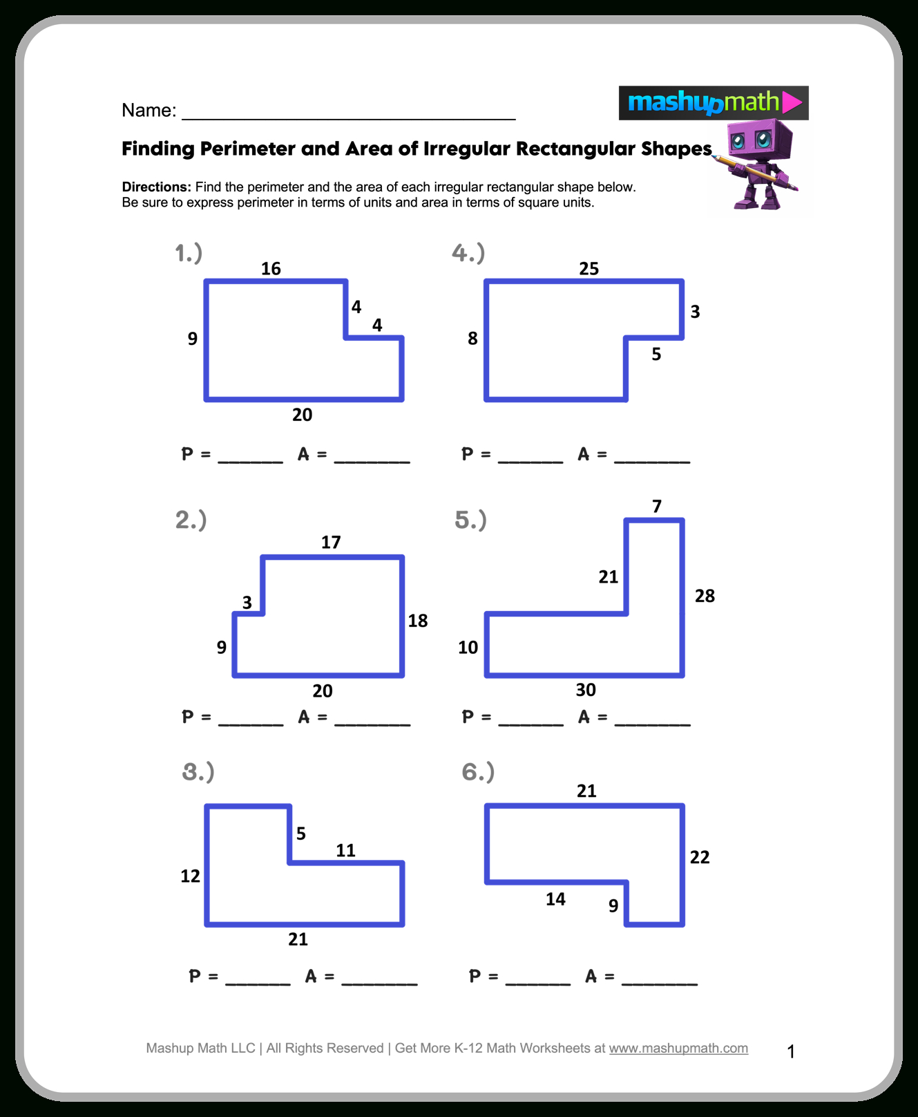 Free 5Th Grade Math Worksheets—Printable W/ Answers — Mashup Math inside 5th Grade Math Worksheets Free Printable