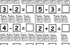 Free Addition And Subtraction Worksheet - Kindermomma pertaining to Printable Worksheets For Kindergarten Free