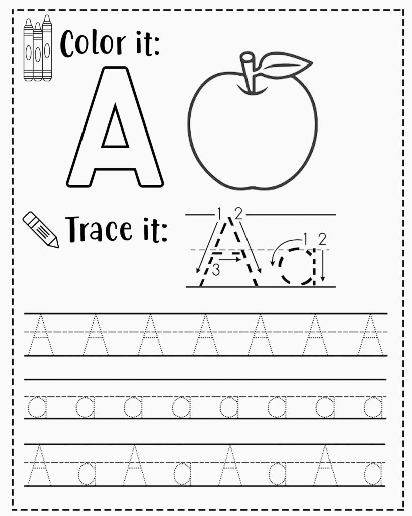 Free Alphabet Tracing Worksheets For Preschoolers - Worksheets Library within Tracing Alphabet Worksheets Free Printable