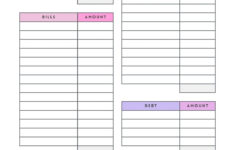 Free And Customizable Budget Templates intended for Budget Worksheets Printable Free