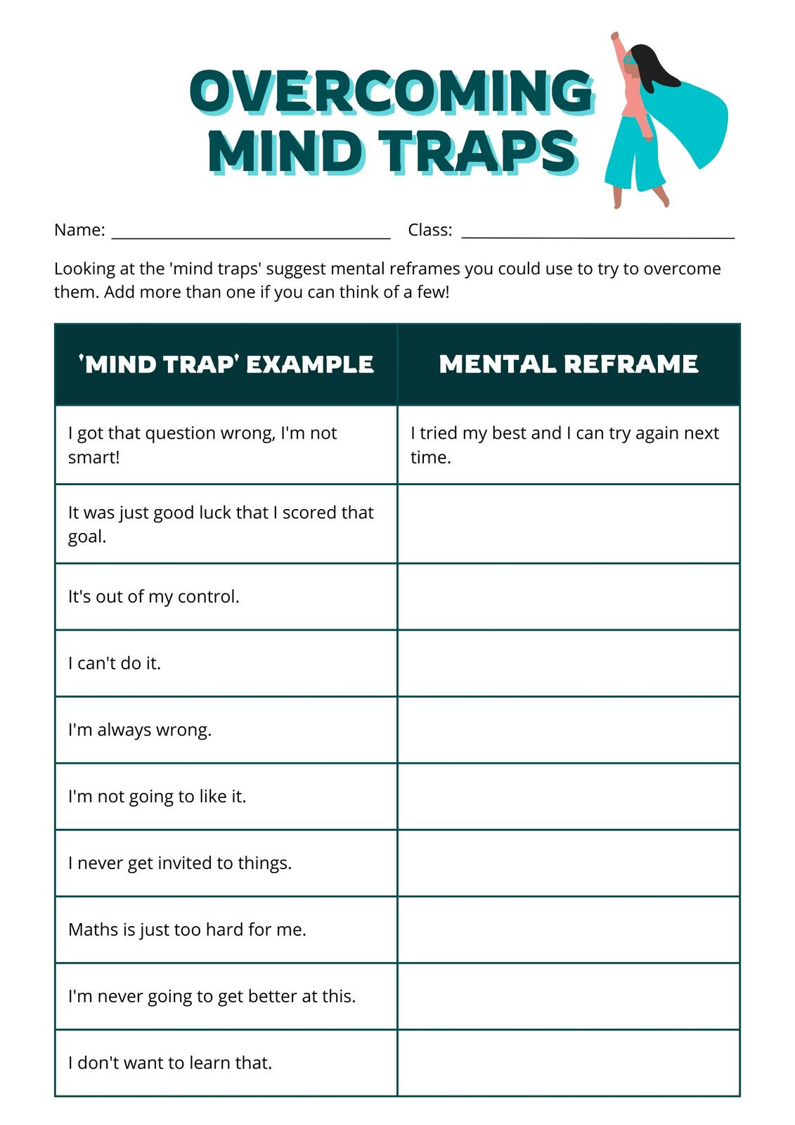 Free And Customizable Mental Health Templates regarding Free Printable Mental Health Worksheets For Adults