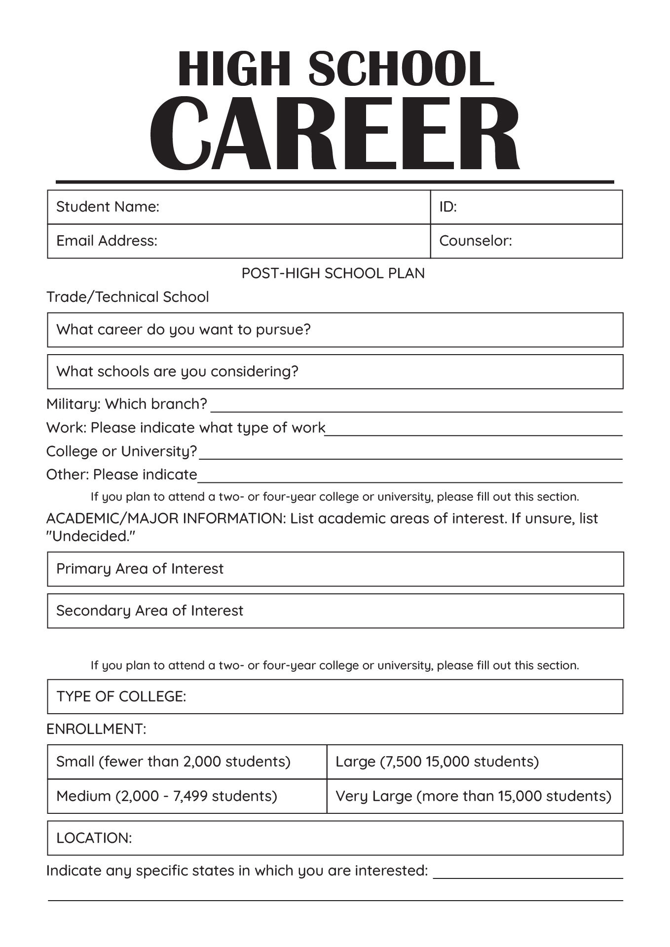 Free Career Worksheet For Middle School, Download Free Career throughout Free Printable Career Worksheets For Middle School