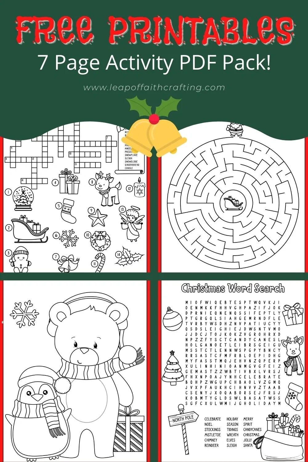 Free Christmas Worksheets: Coloring Sheets, Word Search &amp;amp; More in Free Printable Christmas Worksheets