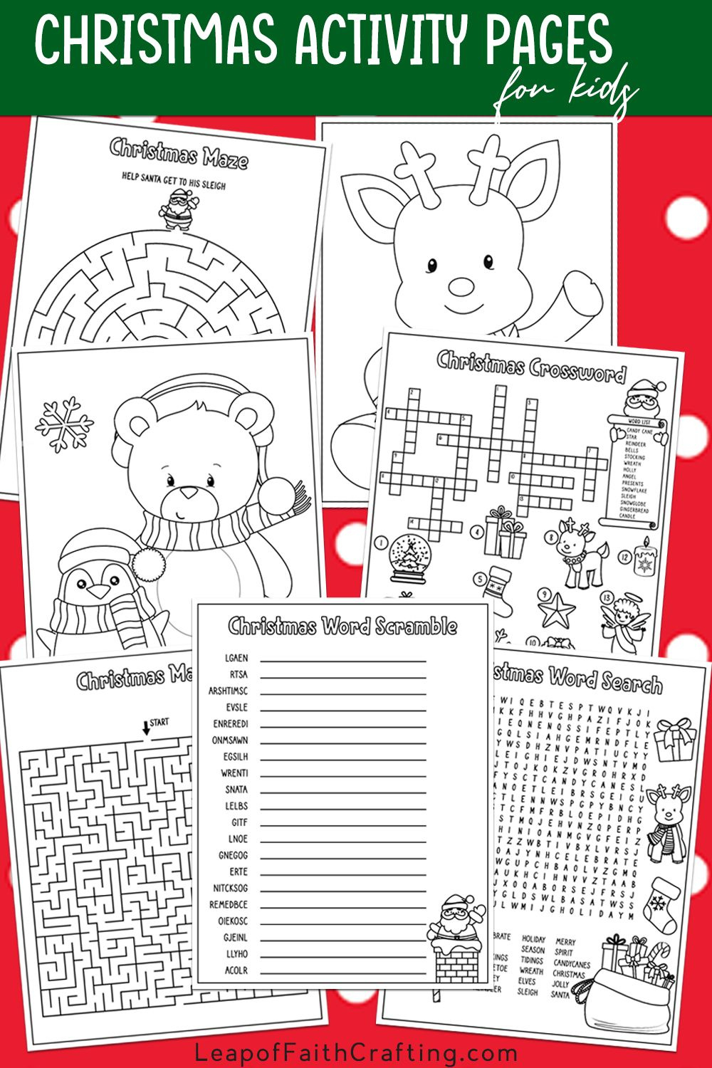 Free Christmas Worksheets: Coloring Sheets, Word Search & More within Christmas Activities Worksheets Free Printable