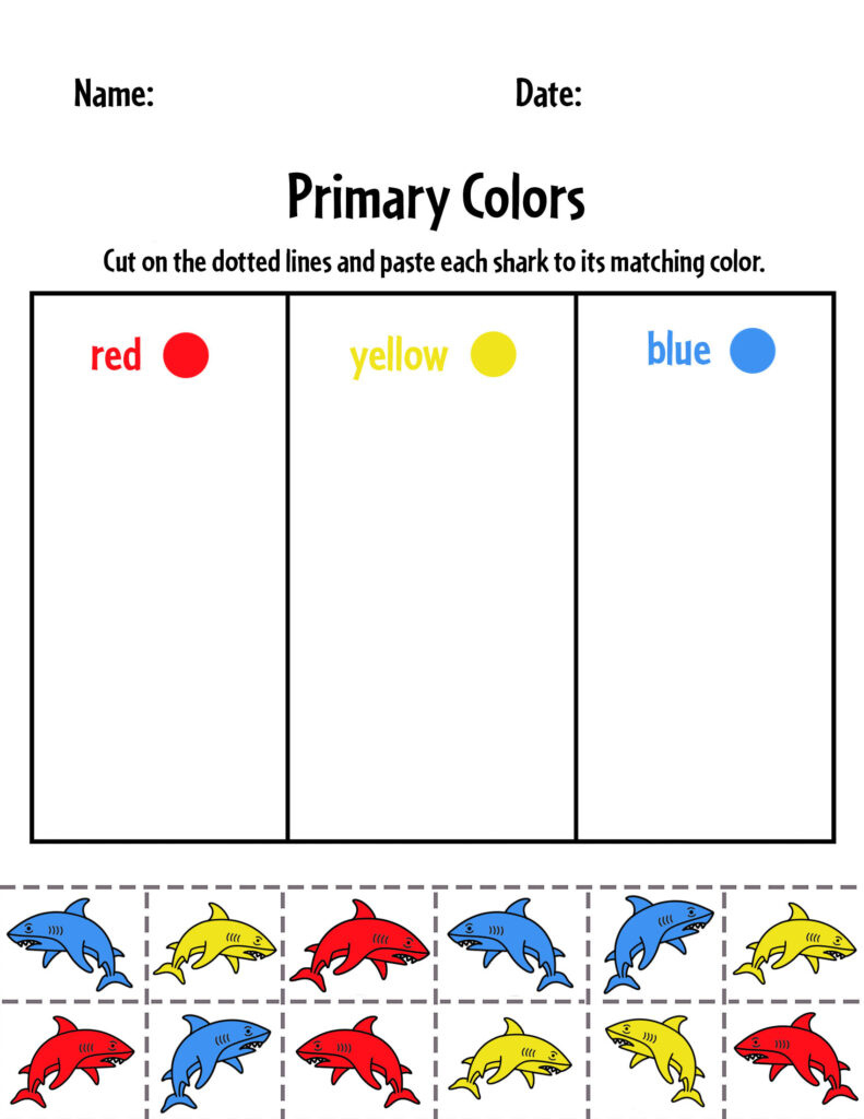 Free Color Matching Worksheets For Preschool ⋆ The Hollydog Blog with regard to Free Printable Color Matching Worksheets For Preschool
