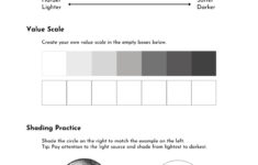 Free Custom Printable Art Worksheet Templates | Canva - Worksheets with regard to Free Printable Shading Worksheets