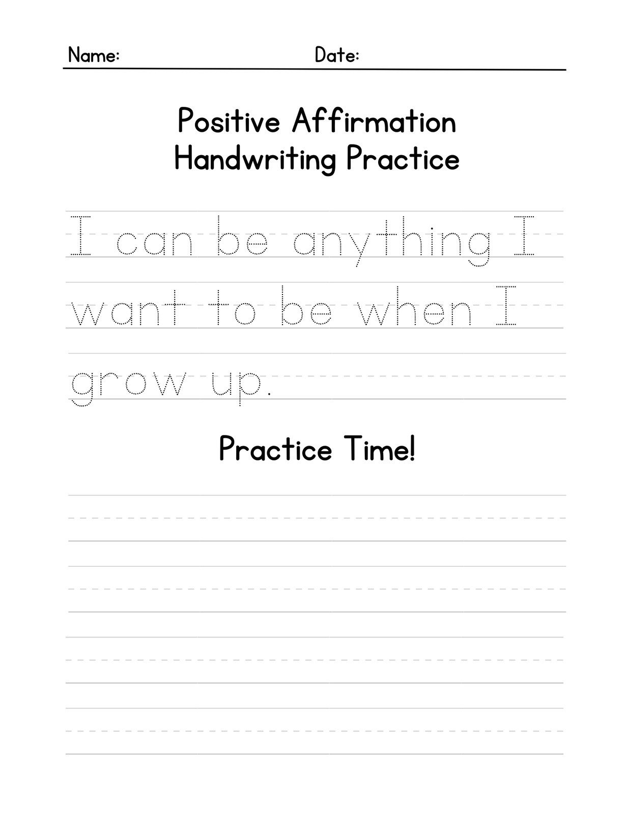Free Custom Printable Handwriting Worksheet Templates | Canva with Free Printable Worksheets For Writing