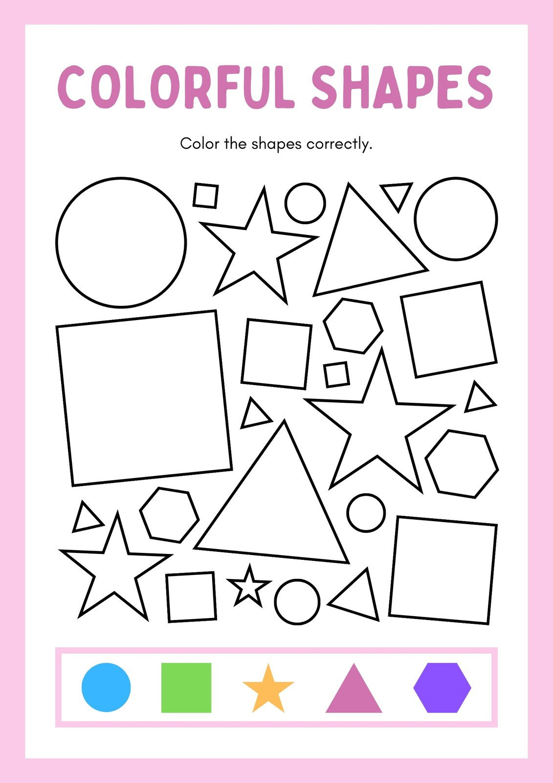 Free Custom Printable Preschool Worksheet Templates | Canva for Free Preschool Worksheets Age 3-4 Printable