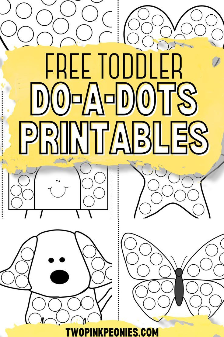 Free Do-A-Dot Printables in Do A Dot Worksheets Free Printable