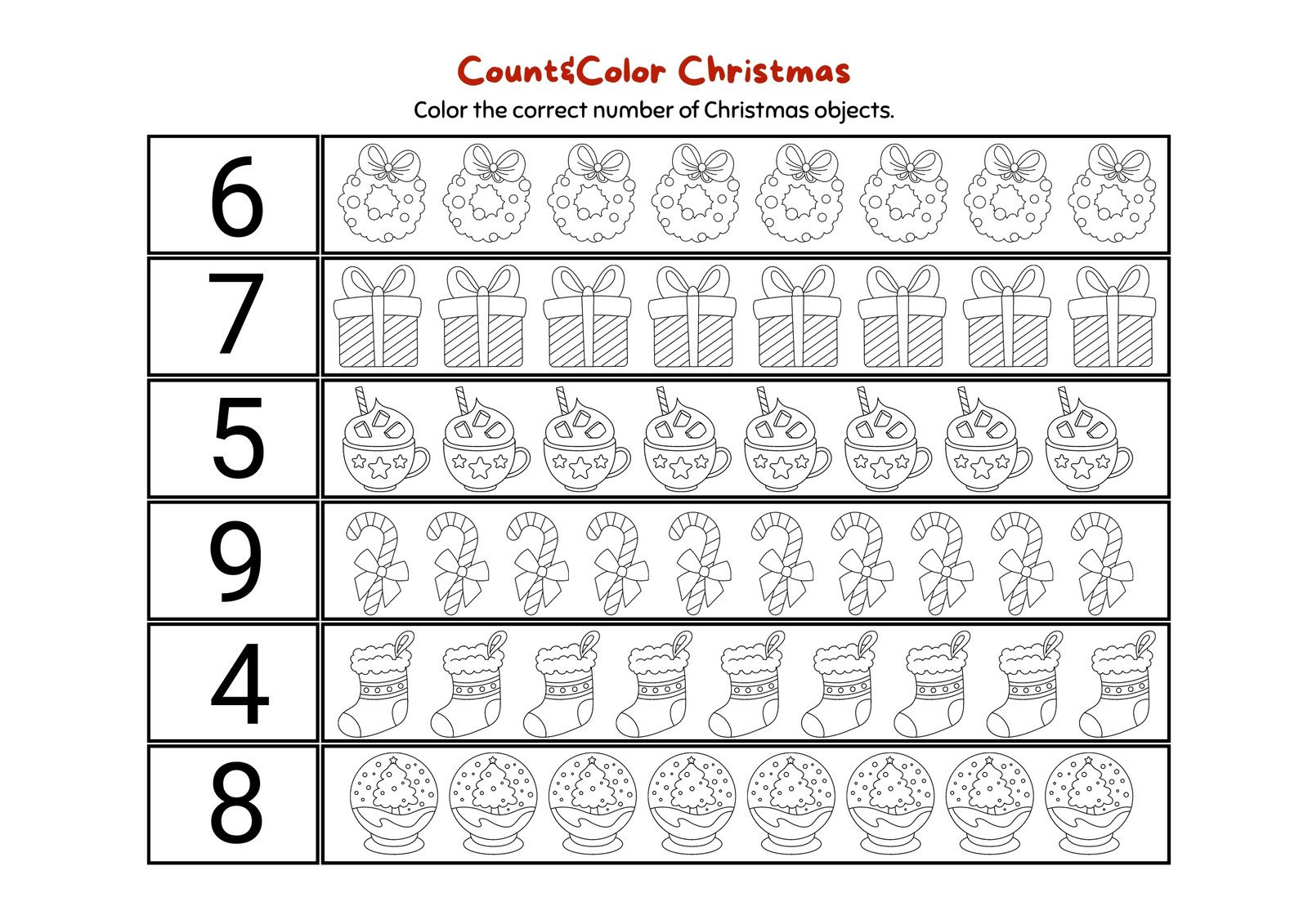 Free, Editable Christmas Worksheet Templates | Canva regarding Worksheets Christmas Free Printable