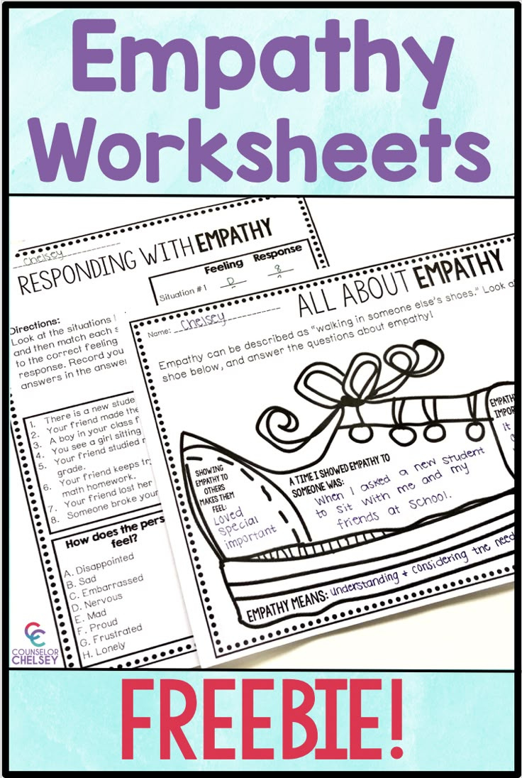 Free Empathy Worksheets in Free Printable Empathy Worksheets