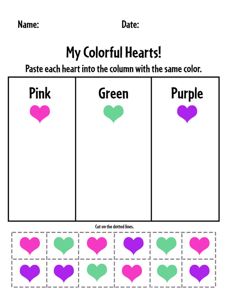 Free February Worksheets For Preschool! ⋆ The Hollydog Blog in Free Printable February Worksheets