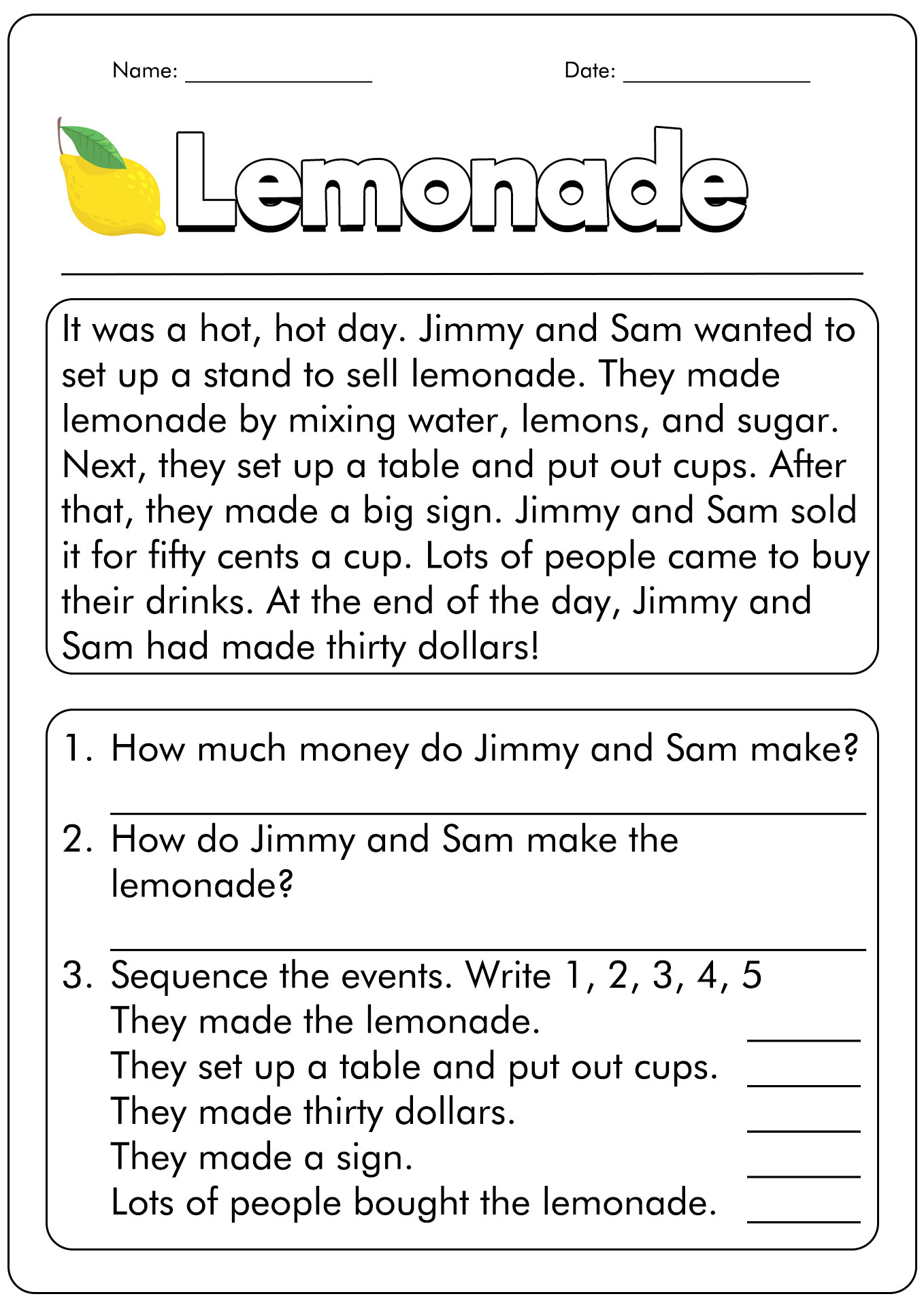 Free First Grade Reading Printables, Download Free First Grade regarding Free Printable First Grade Reading Worksheets