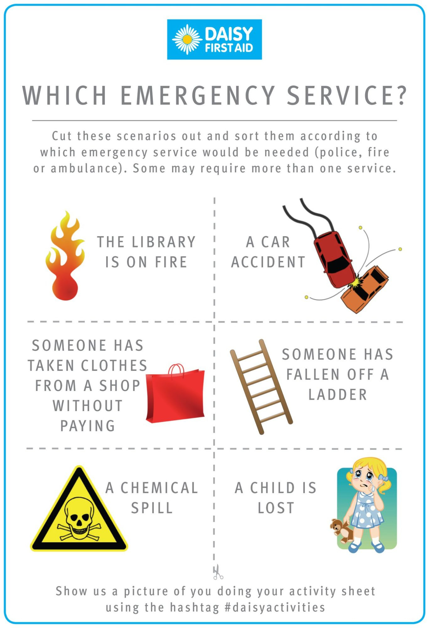 Free Kids Activity Sheets - Daisy First Aid pertaining to Free Printable First Aid Worksheets