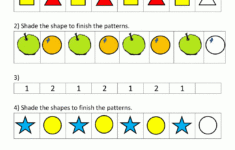 Free Kindergarten Worksheets Spot The Patterns intended for Free Printable Pattern Worksheets