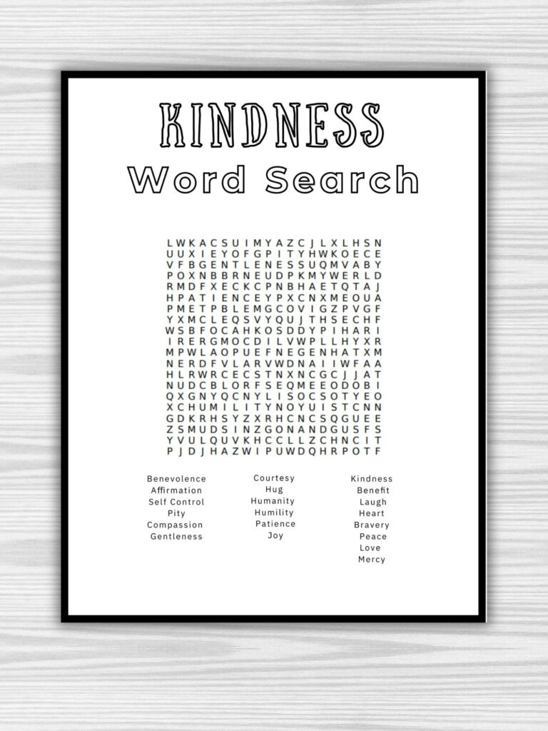 Free Kindness Worksheets | Healing Home for Kindness Worksheets Free Printable