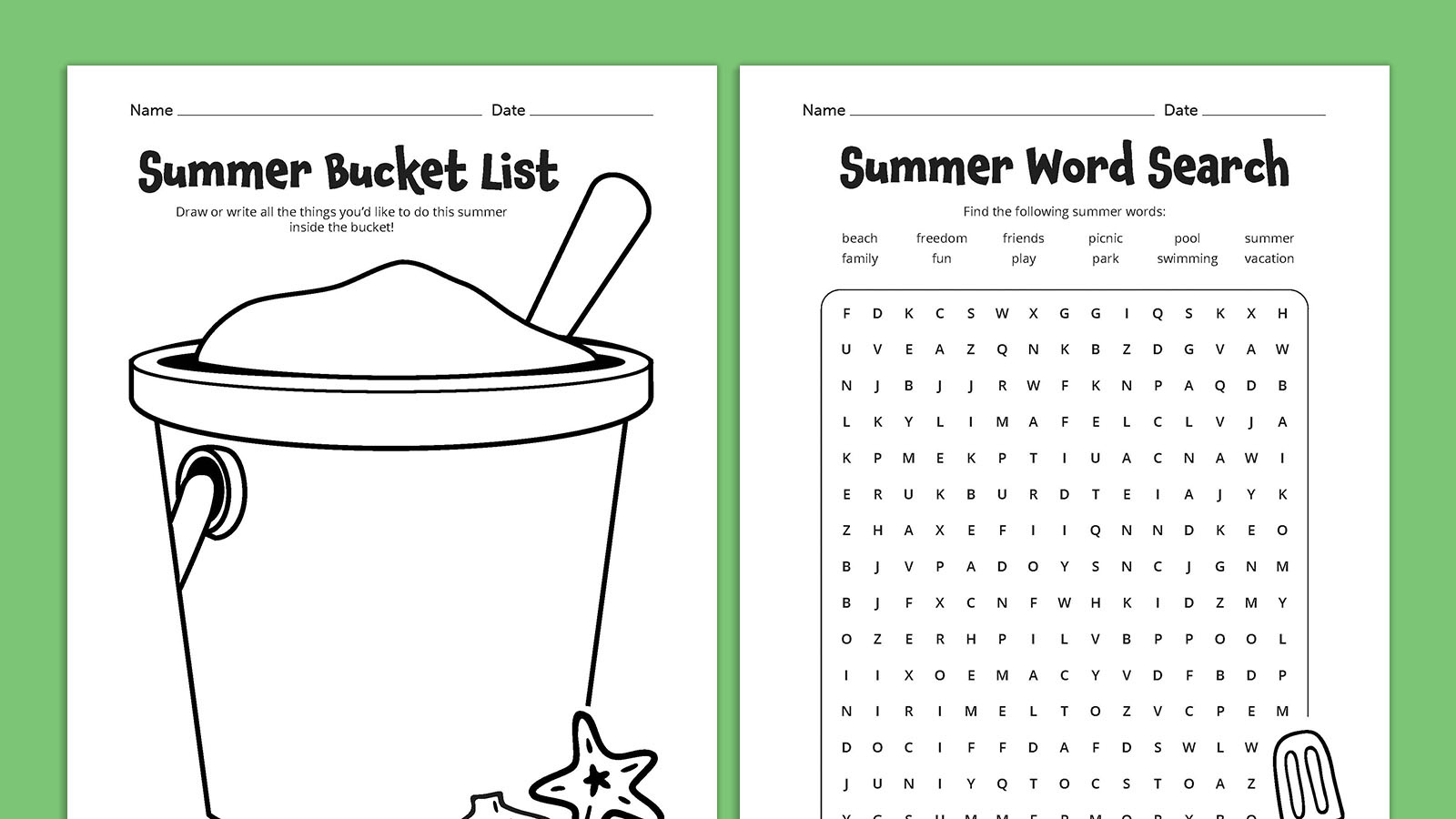 Free Last-Day-Of-School Printables with Free Printable End Of The Year Worksheets