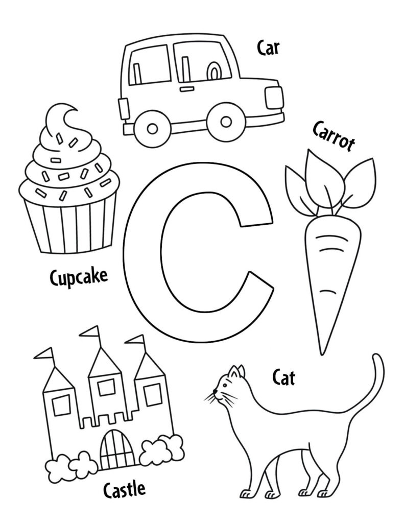 Free Letter C Worksheets For Preschool ⋆ The Hollydog Blog pertaining to Letter C Free Printable Worksheets