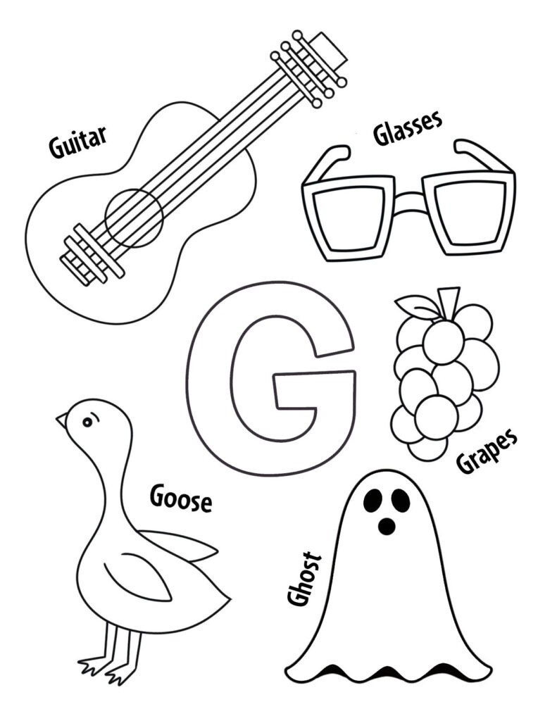 Free Letter G Worksheets For Preschool! ⋆ The Hollydog Blog pertaining to Free Printable Letter G Worksheets For Preschoolers