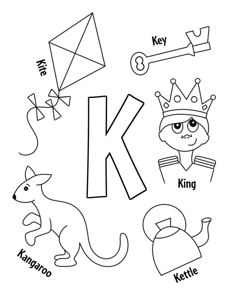 Free Letter K Worksheets For Preschool ⋆ The Hollydog Blog pertaining to Letter K Free Printable Worksheets