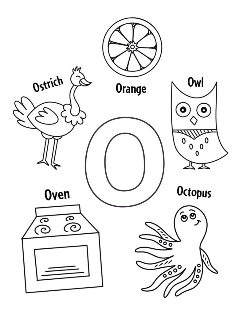 Free Letter O Worksheets For Preschool ⋆ The Hollydog Blog intended for Free Printable Letter O Worksheets For Preschool