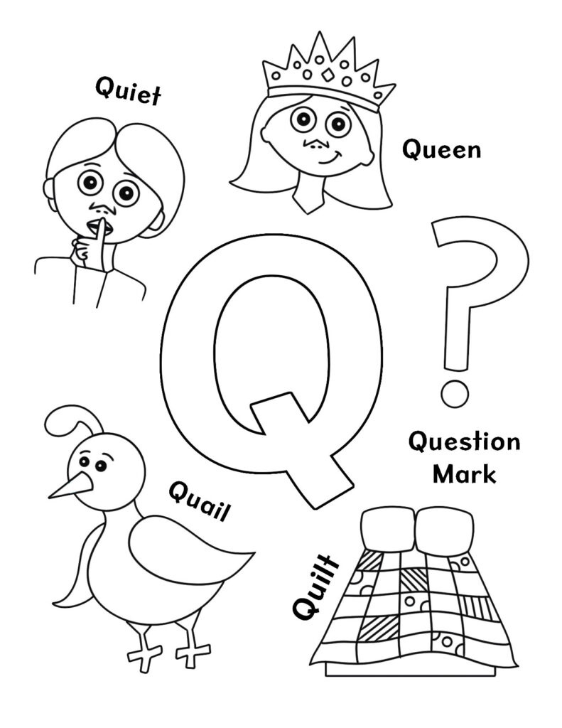 Free Letter Q Worksheets For Preschool ⋆ The Hollydog Blog with regard to Letter Q Free Printable Worksheets