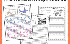 Free Letter Tracing Worksheets – A-Z Handwriting Practice – Fun regarding Free Printable Penmanship Worksheets
