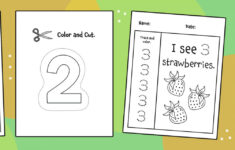 Free Number Worksheets For Preschool ⋆ The Hollydog Blog intended for Free Printable Number Worksheets Preschool
