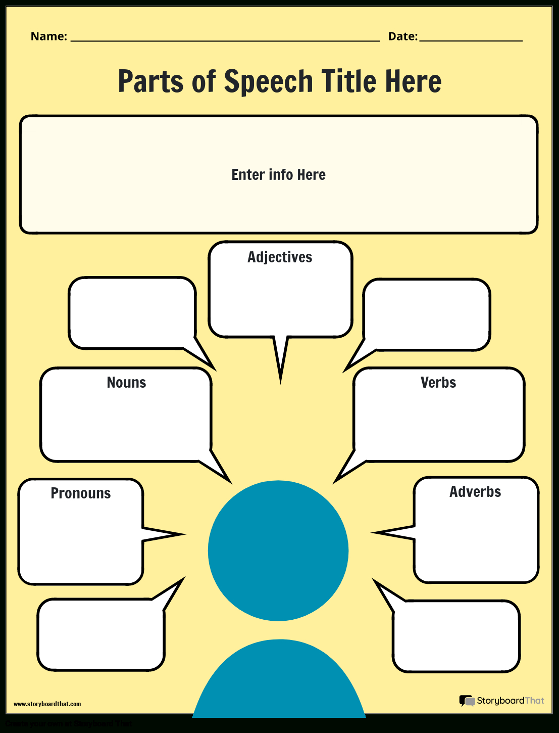 Free Parts Of Speech Worksheetsstoryboard That In 2025 with Free Printable Parts of Speech Worksheets