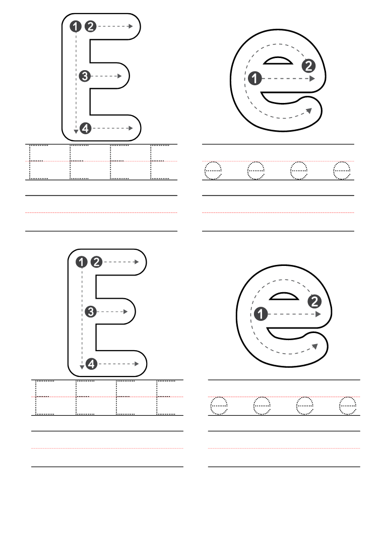 Free Preschool Letter E Worksheets Printable Pdf throughout Letter E Free Printable Worksheets